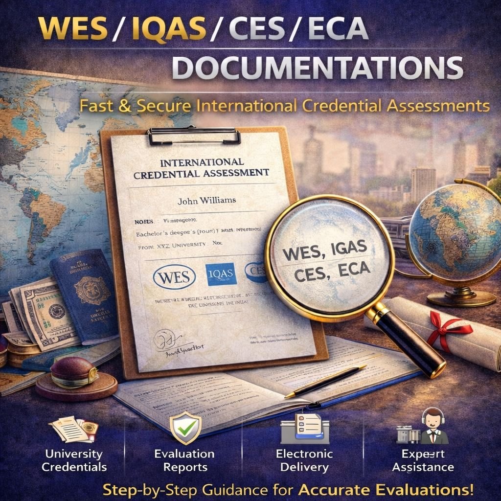 WES / IQAS / CES / ECA Documentation
